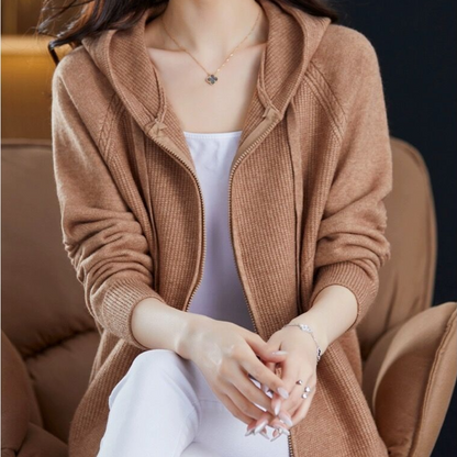 Danika - Elegant vest met capuchon voor dames