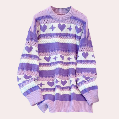 Rudella - Warme Damestrui met druppelschouder