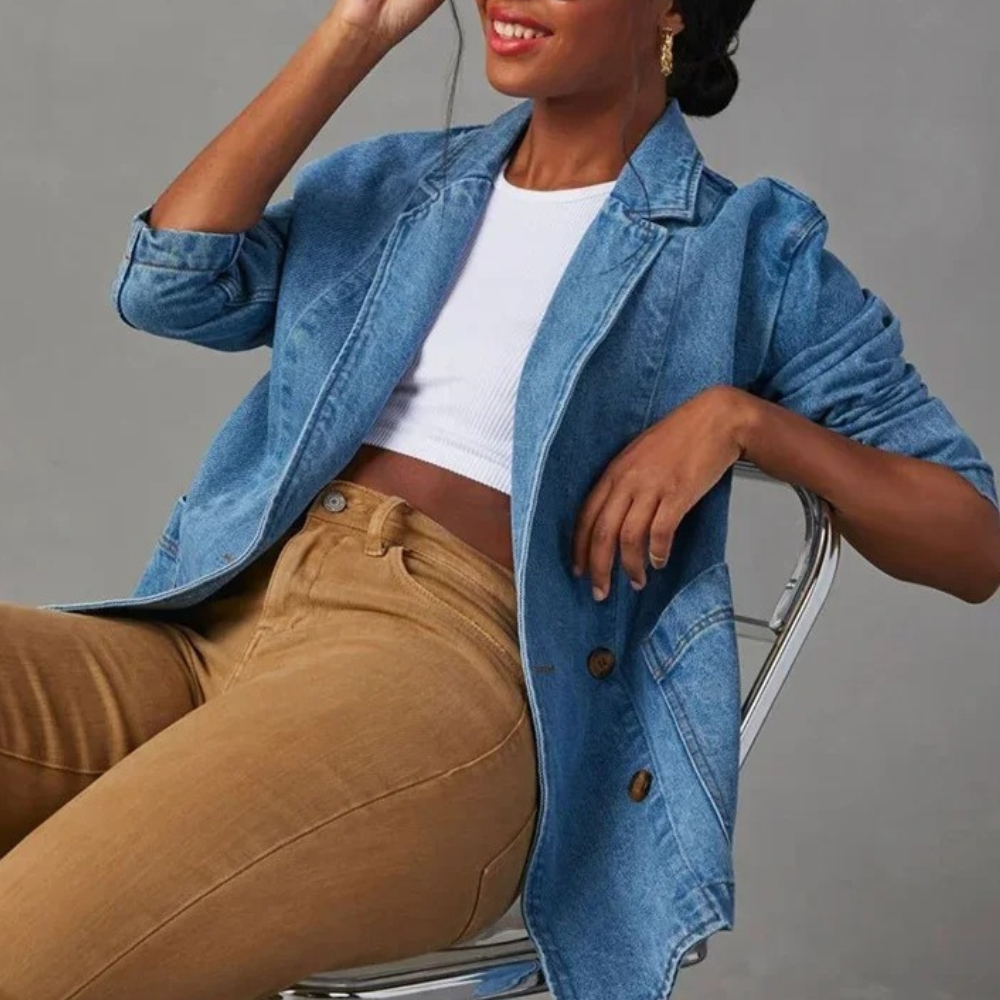 Nessa - Veelzijdige denim jas voor dames