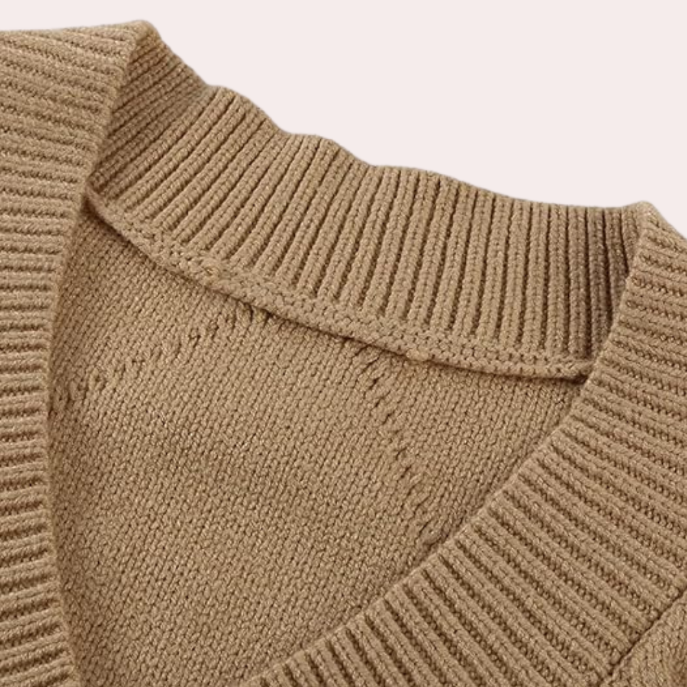 Carlotta - Modieus gebreid vest voor dames