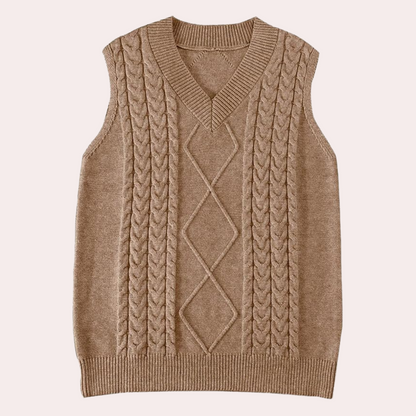 Carlotta - Modieus gebreid vest voor dames