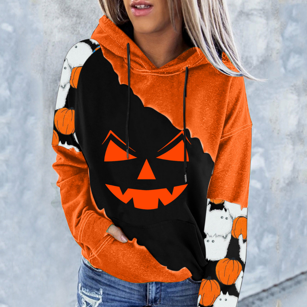Elizabet - Trendy Halloween Sweatshirt voor dames