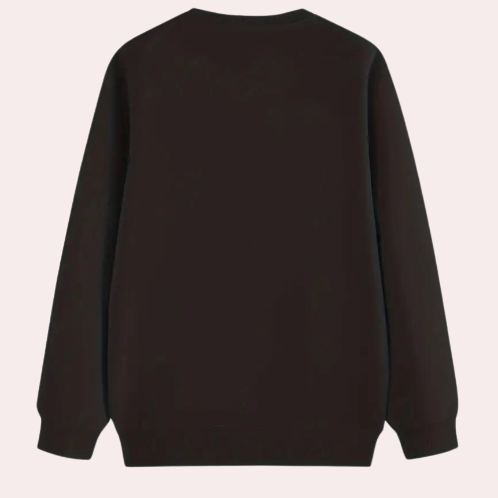 Bertil - Comfortabele herensweater met halloweenprint