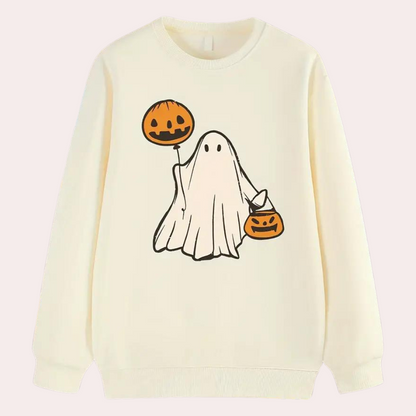 Bertil - Comfortabele herensweater met halloweenprint