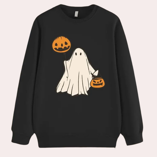 Bertil - Comfortabele herensweater met halloweenprint