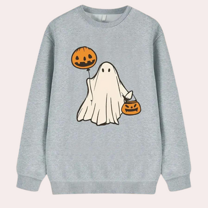 Bertil - Comfortabele herensweater met halloweenprint