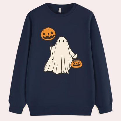 Bertil - Comfortabele herensweater met halloweenprint
