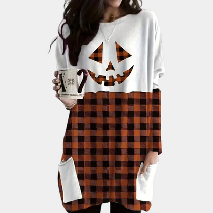 Kata - Elegante Plus Size Halloween sweatshirt voor dames