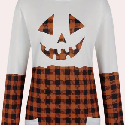 Kata - Elegante Plus Size Halloween sweatshirt voor dames