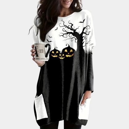 Nikolett - Comfortabel Halloween Sweatshirt voor dames