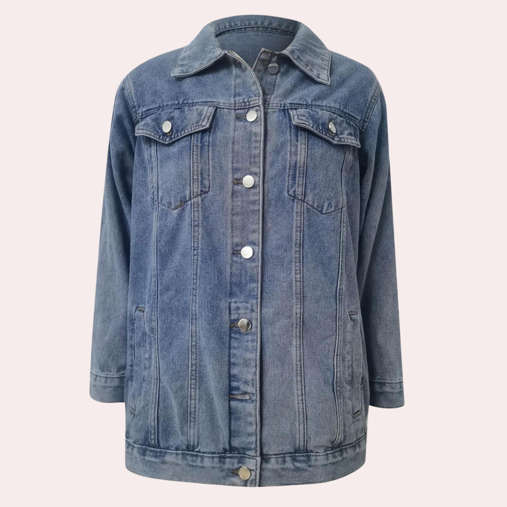 Elizabeth - Dames Klassieke Denim Winterjas