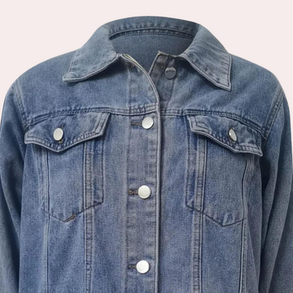 Elizabeth - Dames Klassieke Denim Winterjas