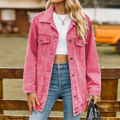 Elizabeth - Dames Klassieke Denim Winterjas