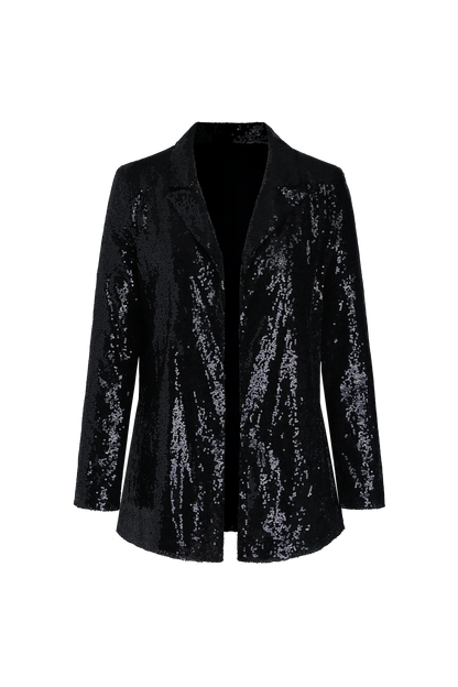 Celeste | Glanzende blazer met pailletten