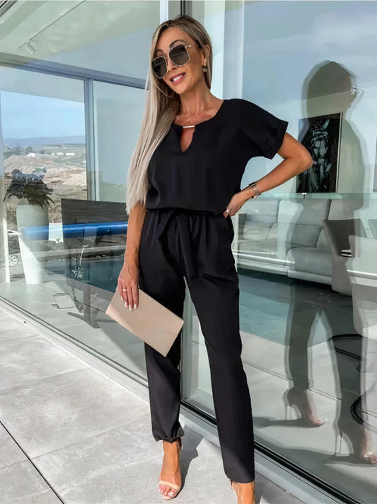 Mich - Jumpsuit met V-hals
