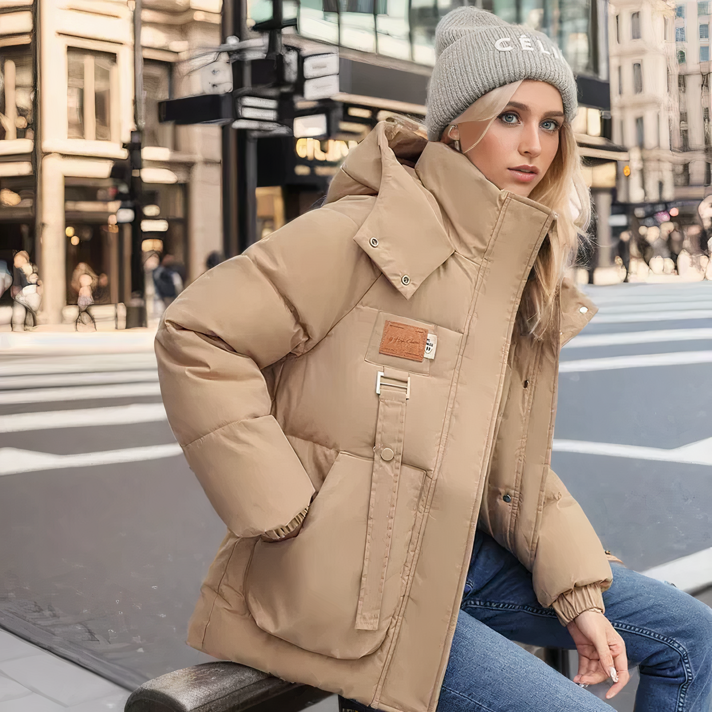 Carlee | Puffy parka voor dames