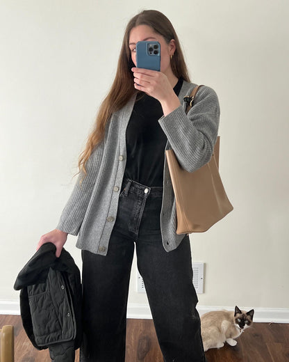 Kaschmir Cocoon vest - Zuri