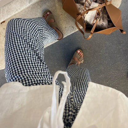 Alayna - Geruite broek