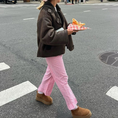 Alayna - Geruite broek