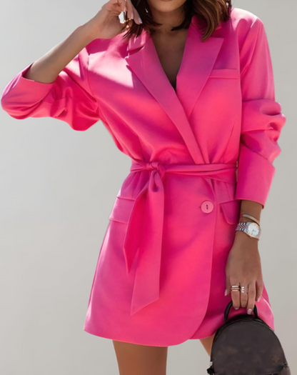 Cosabela | Oversized blazer met riem in meerdere kleuren