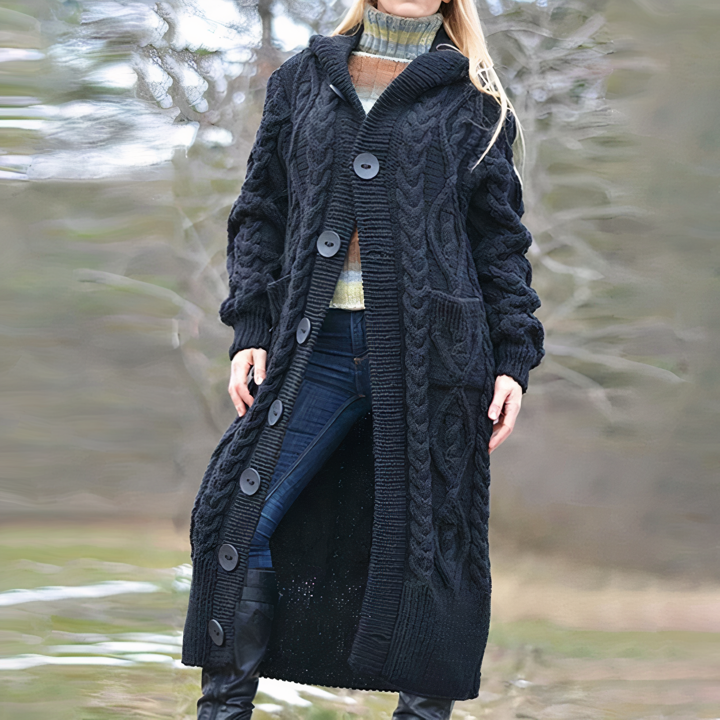 Dara | Gebreid Twist vest