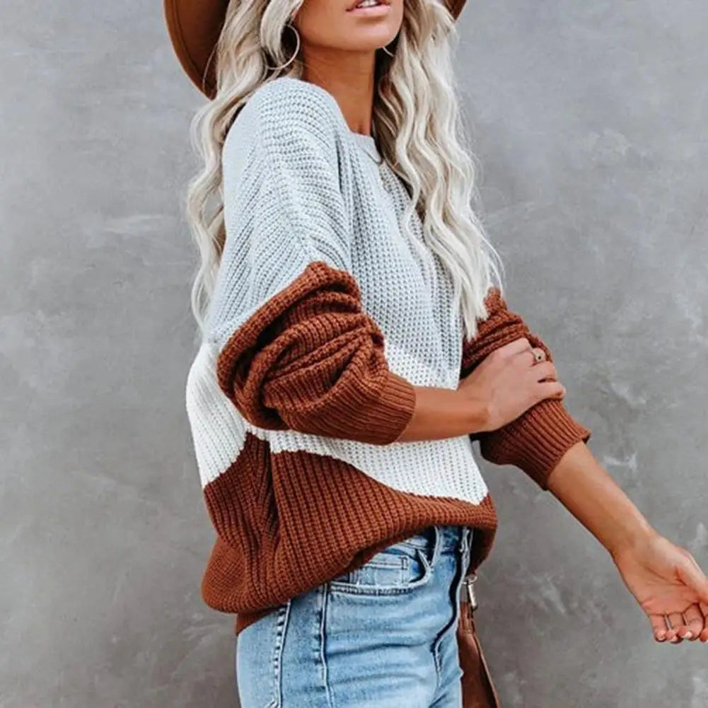 Demi | Colorblock trui