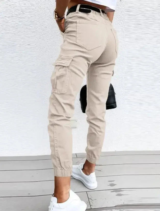 Idamae - Cargo Broek met Hoge Taille