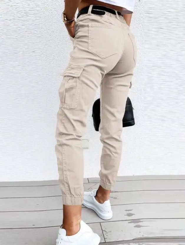 Rosie - Cargo Broek met Hoge Taille