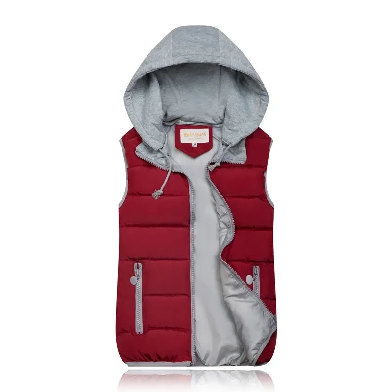 Celine Bodywarmer | Casual gewatteerde bodywarmer met capuchon voor dames