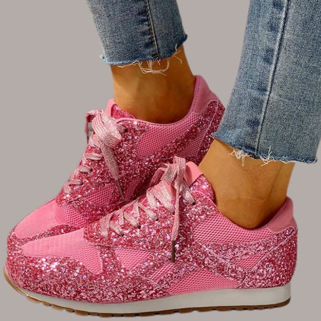 Chelsey - Trendy gympen met glitter