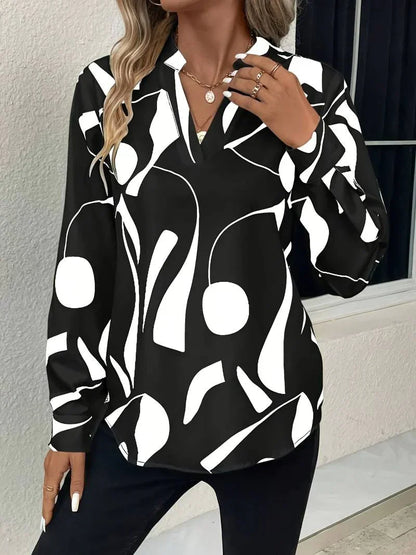 Prachtige blouse met print | Erna