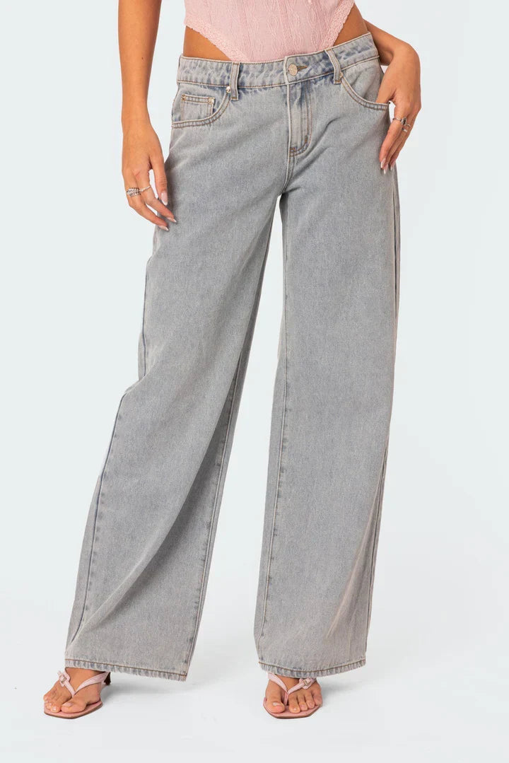 Jeans met borduursel - Marley
