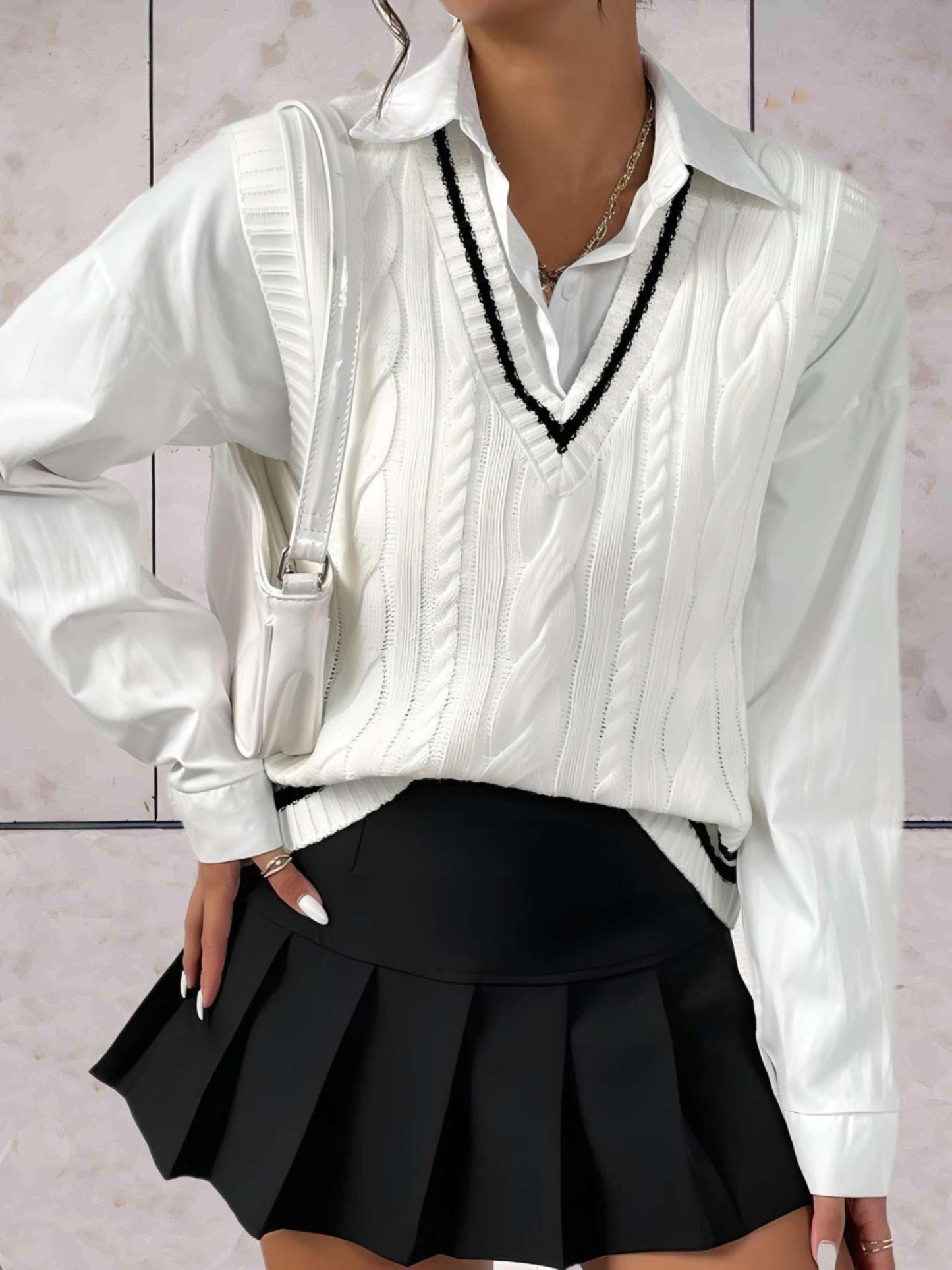 Ennise -  Trui met lange mouwen en grote kraag