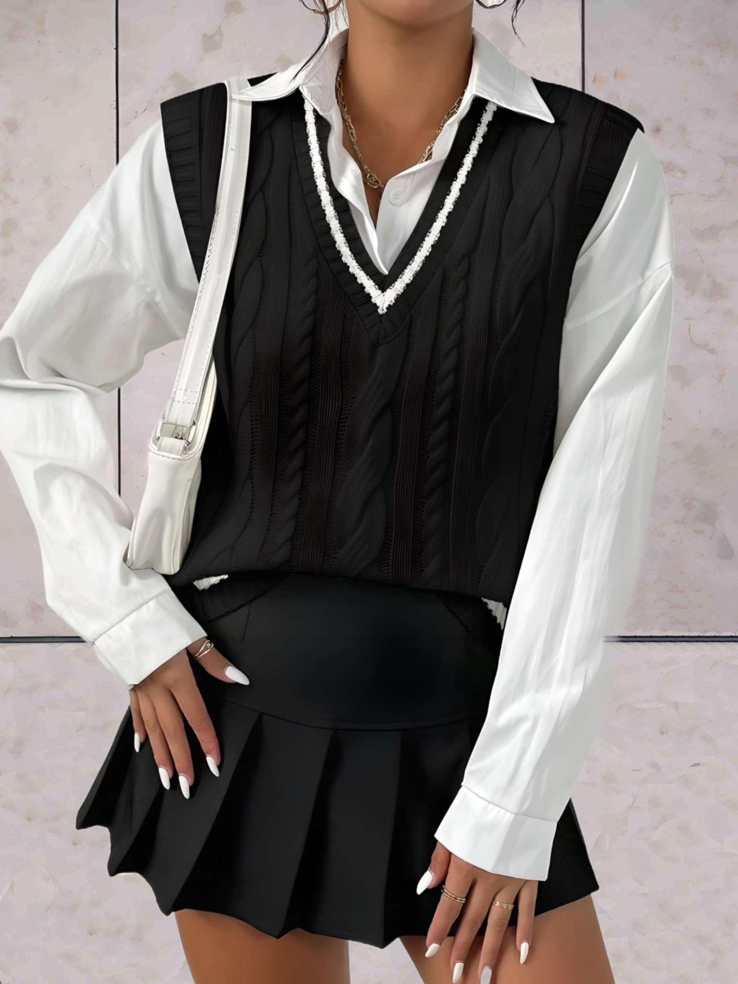 Ennise -  Trui met lange mouwen en grote kraag