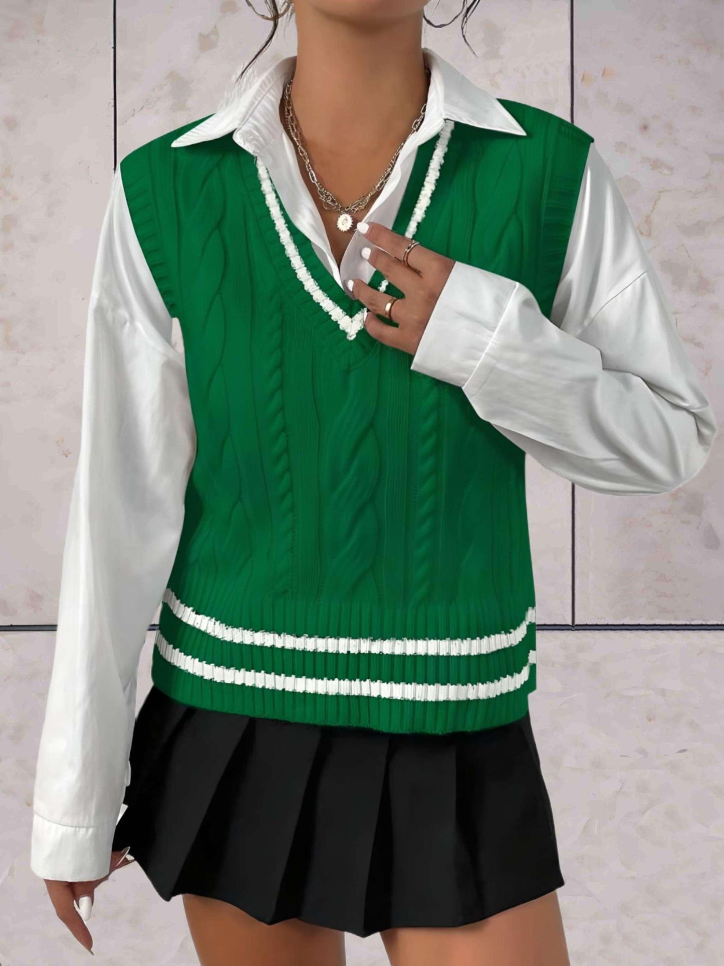 Ennise -  Trui met lange mouwen en grote kraag