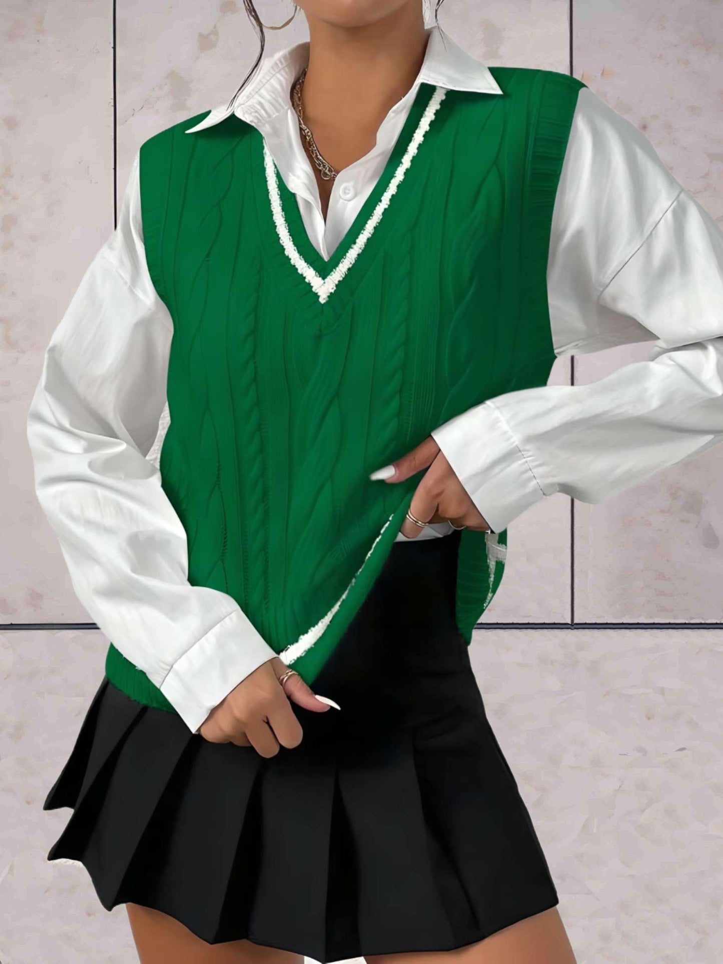 Ennise -  Trui met lange mouwen en grote kraag