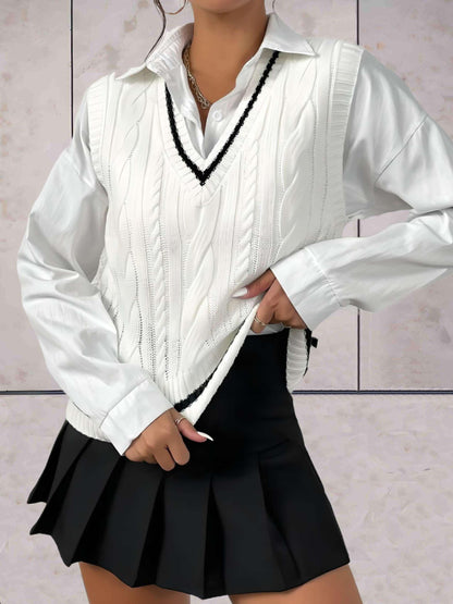 Ennise -  Trui met lange mouwen en grote kraag