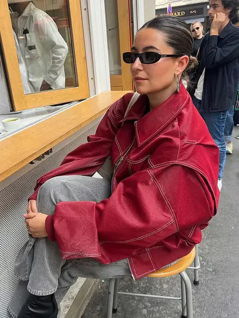 Ebba - Wijnrode jas