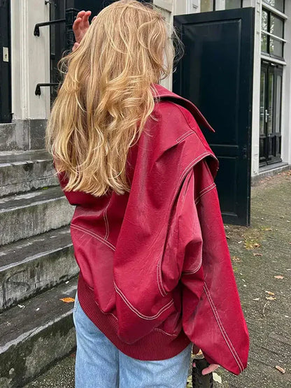 Ebba - Wijnrode jas
