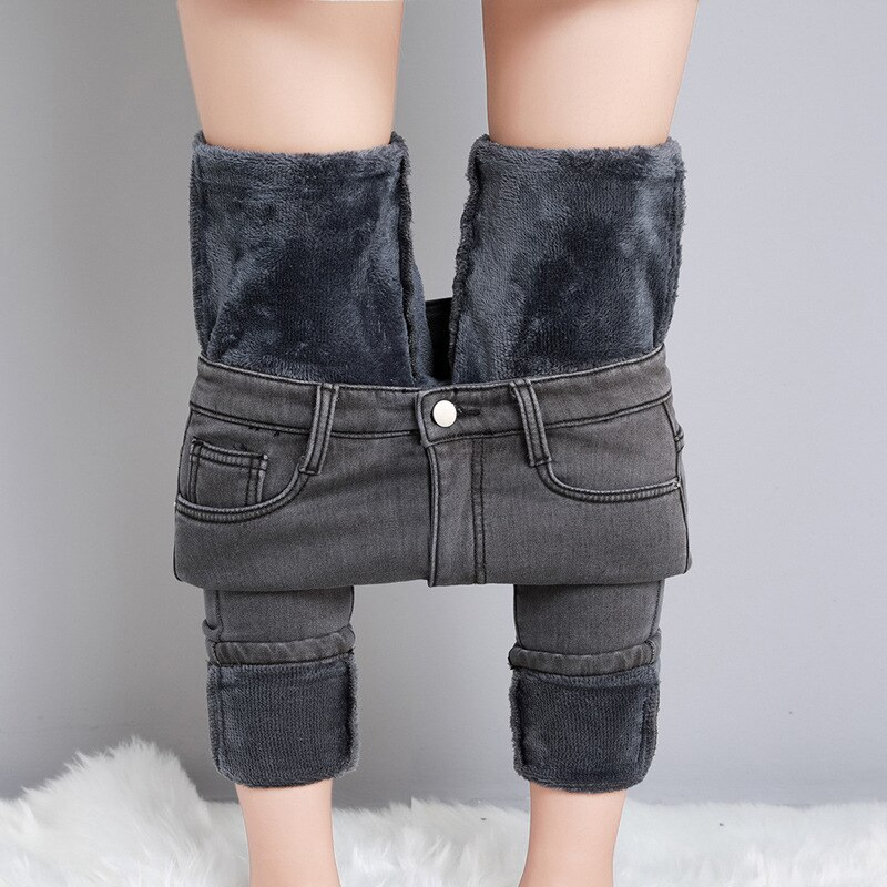 ModeParisienne® Myuran - Thermale Jeans | Rekbare Fleece-Gevoerde Skinny Jeans voor Vrouwen