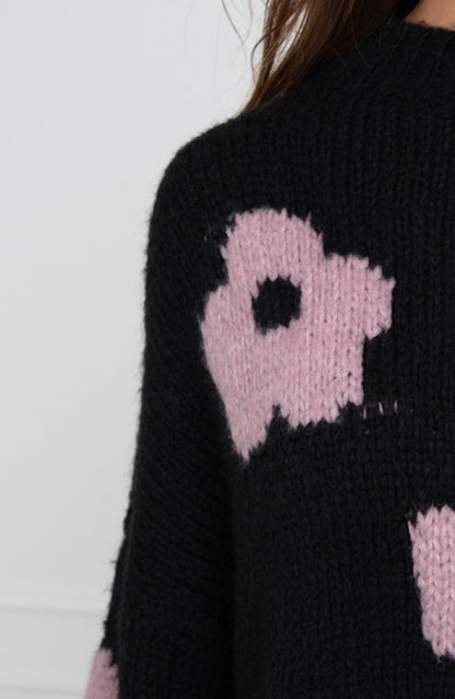 Adalee - Gebloemde Zachte Trui