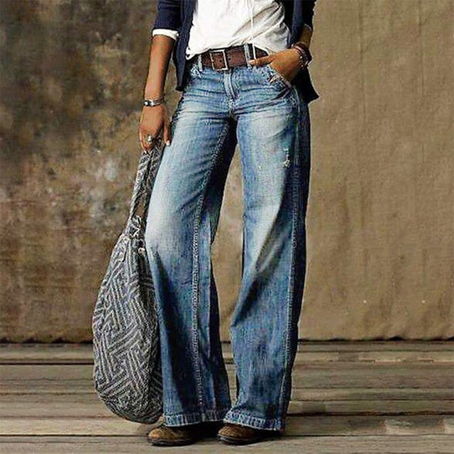 Jeans met wijde pijpen voor dames