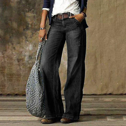 Jeans met wijde pijpen voor dames