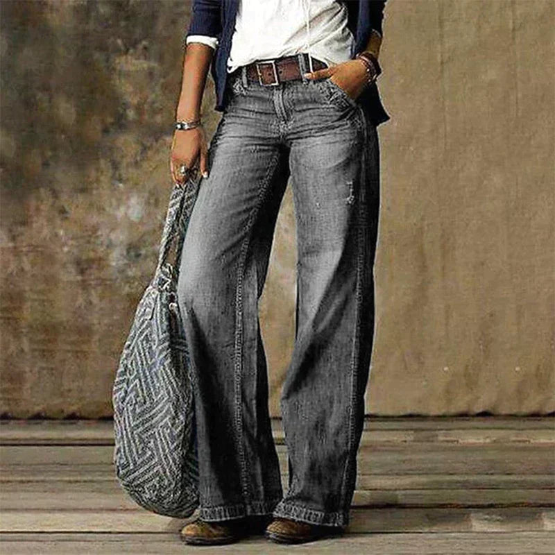 Jeans met wijde pijpen voor dames