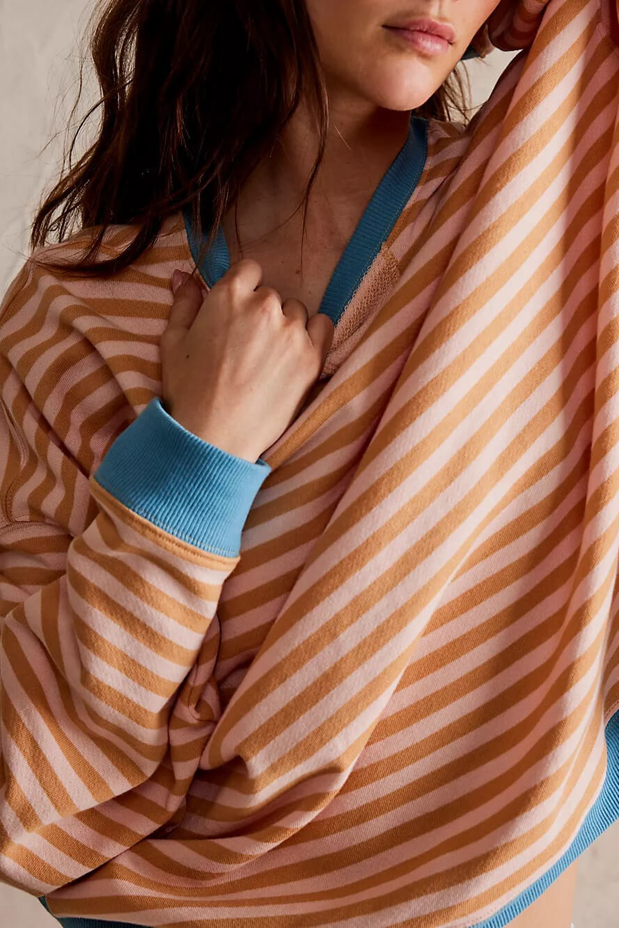 Margriet | stijlvolle klassieke gestreepte crewneck