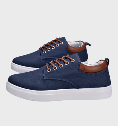 Jude -  Halfhoge sneakers met veters voor heren met dikke tussenzolen