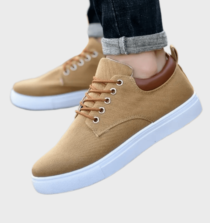 Jude -  Halfhoge sneakers met veters voor heren met dikke tussenzolen