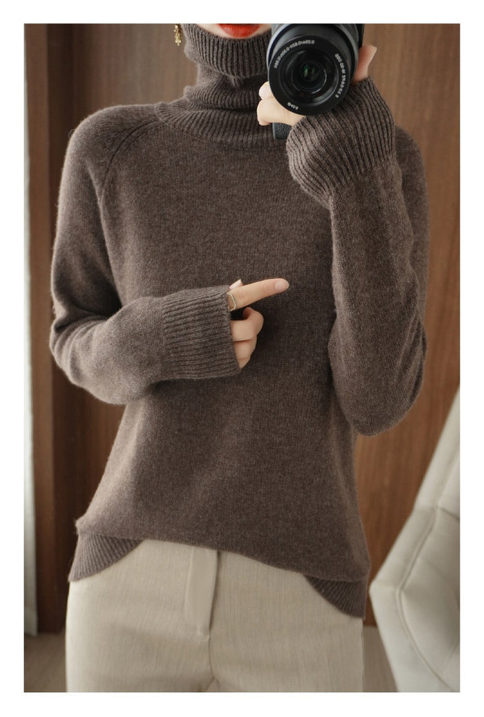 Alayá Coltrui | Gebreide warm zachte sweater voor dames
