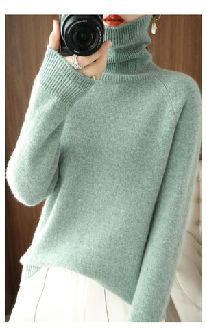 Alayá Coltrui | Gebreide warm zachte sweater voor dames