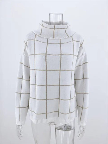 Beaumont Coltrui | Geruite warme wintertrui voor dames